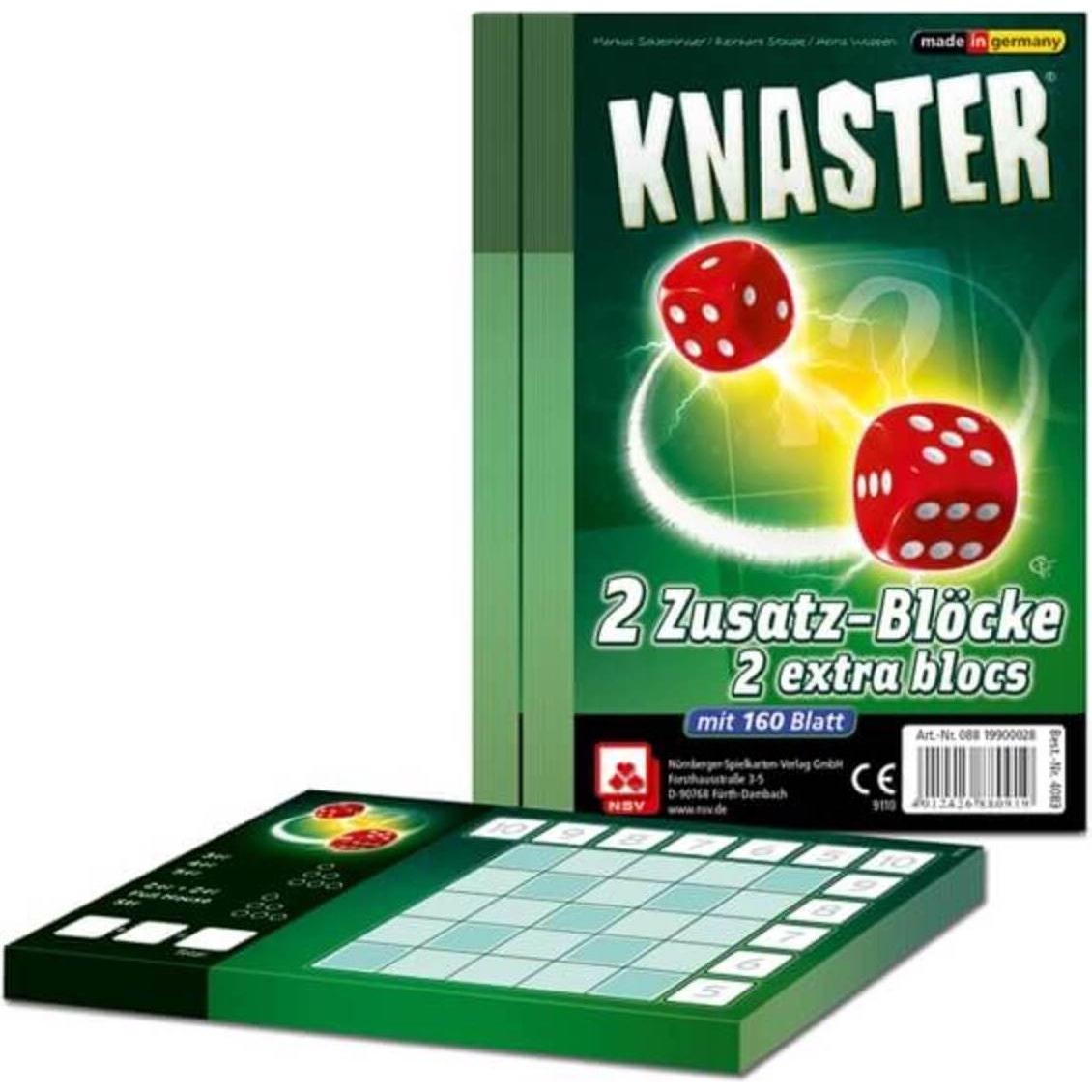 NSV Knaster Ersatzblöcke (Deutsch, Englisch, Französisch)