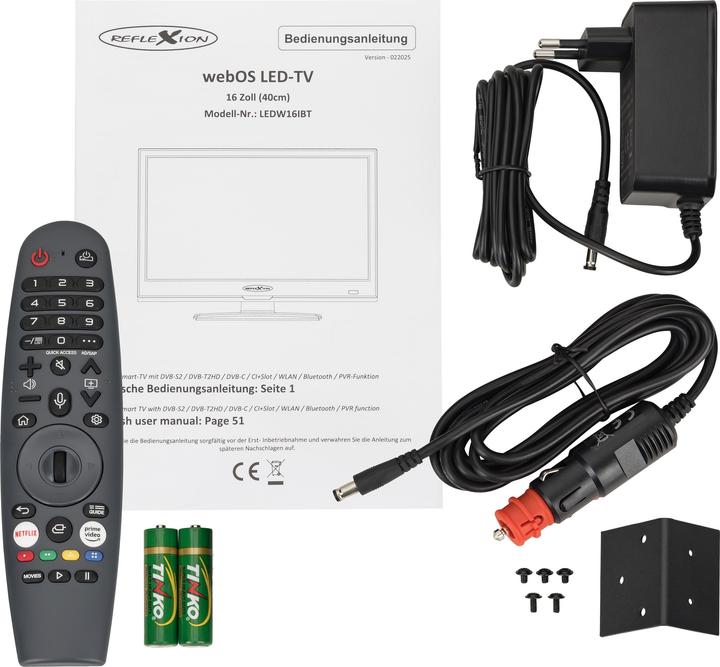 Actual product image Reflexion LEDW16iBT Smart LED TV 16" (16", LED, Full HD)