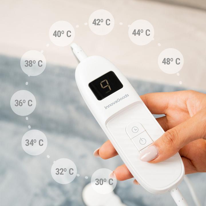 Produktbild InnovaGoods elektrische Abdeckung Heklet 130 x 180 cm 160 W (130 x 180 cm)