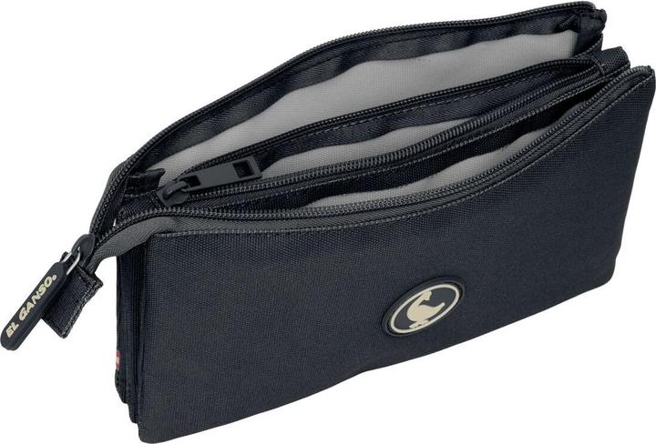 Immagine prodotto El Ganso Dreifaches Mehrzweck-Etui Schwarz 22 x 12 x 3 cm