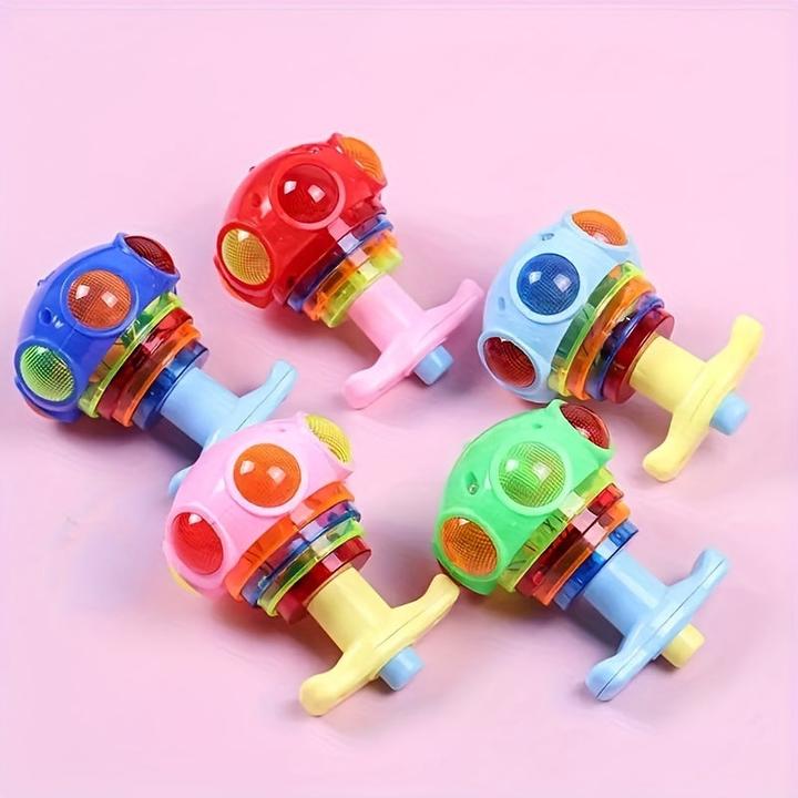 Actual product image Activity Board Musical spinning top toy, spinning gyroscope, spinning top toy, musical toy (random colour)