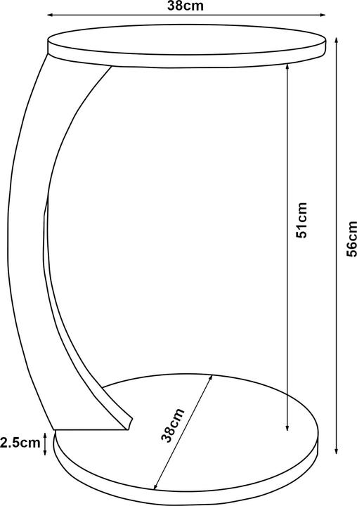 Produktbild En.Casa Holeby (Ø 38 x 56 cm)