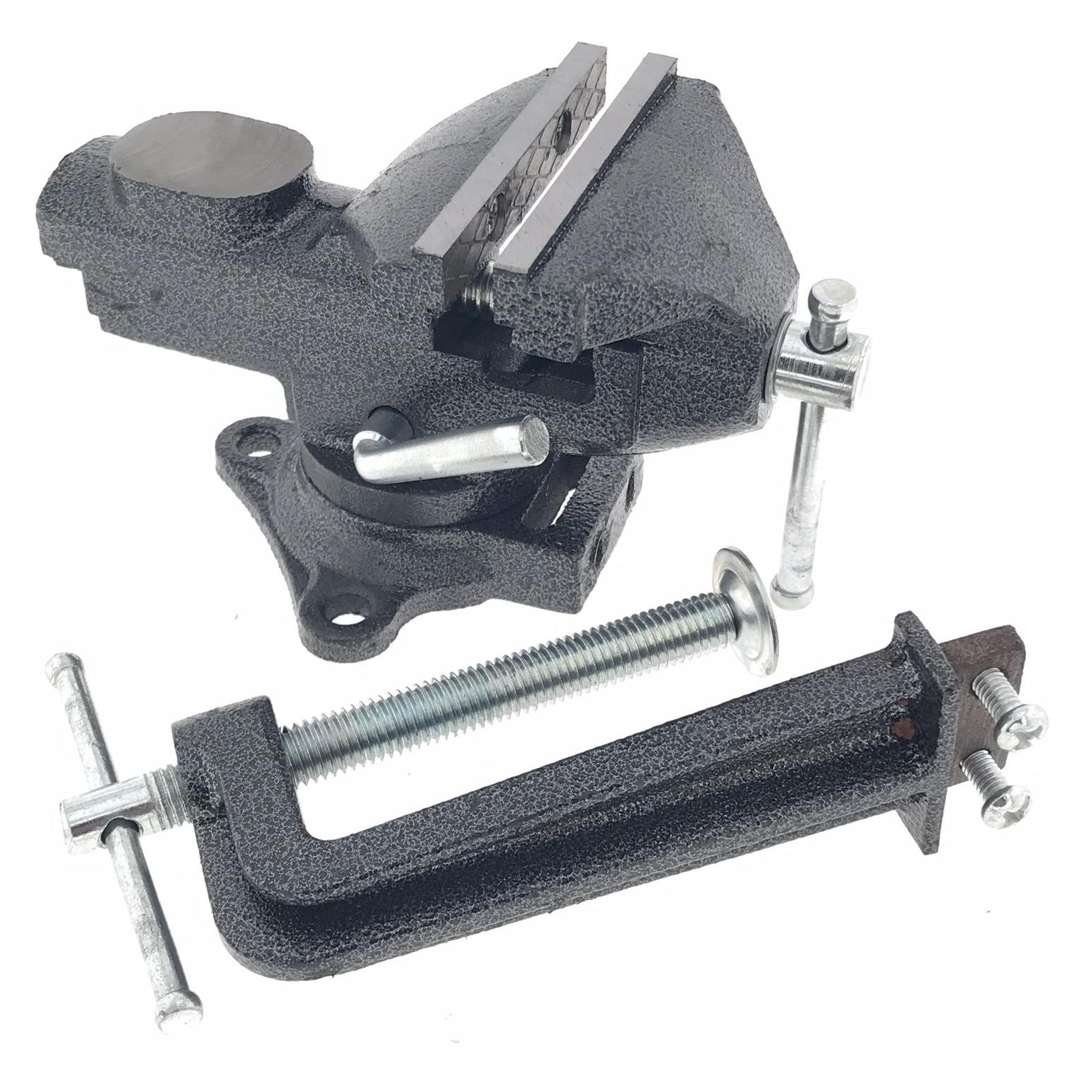 Morsa da banco HBM Profi 200 mm con base girevole