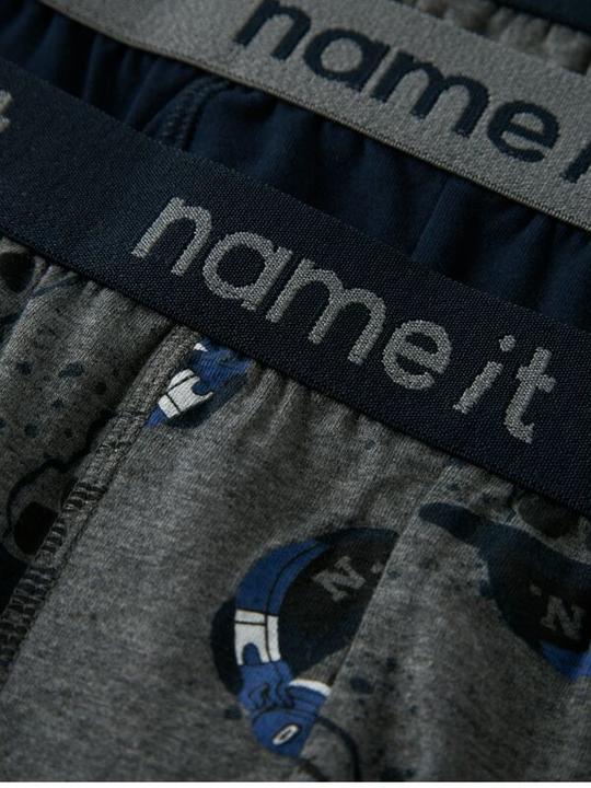 Produktbild Name it Nkmboxer 3p Dark Grey Mel Skull Noos (134, 140, 3er Pack)