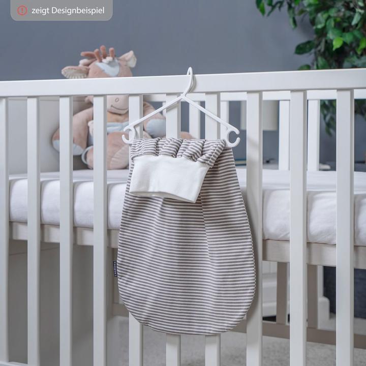 Actual product image La Loona LaLoona romper bag baby romper bag - white-taupe (50 cm, 0.5 TOG)
