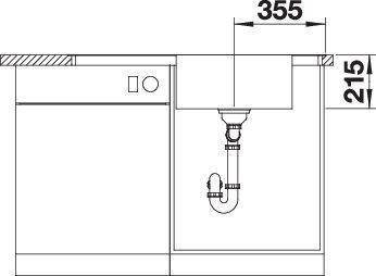 Produktbild Blanco Andano XL 6 S-IF (Einbauspüle, 100 cm, 50 cm)