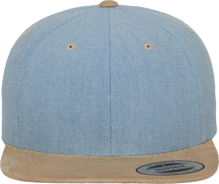 Actual product image Flexfit Chambray-Synthetic-Suede Snapback (One size)