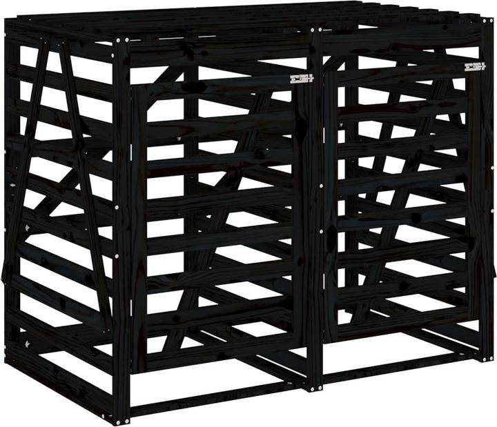 Produktbild vidaXL Mülltonnenbox für 2 Tonnen
