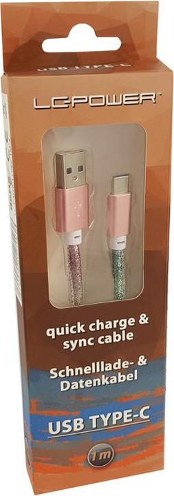Produktbild LC-Power LC Power USB-Kabel USB (M) zu USB-C (M) (1 m, USB 3.2 Gen 1)