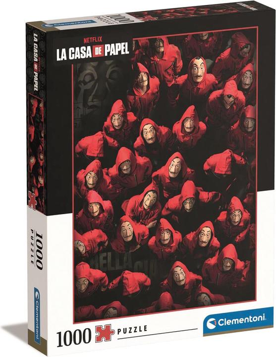 Actual product image Clementoni Puzzle 1000 pcs - La Casa De Papel (39654) (1000 pieces)