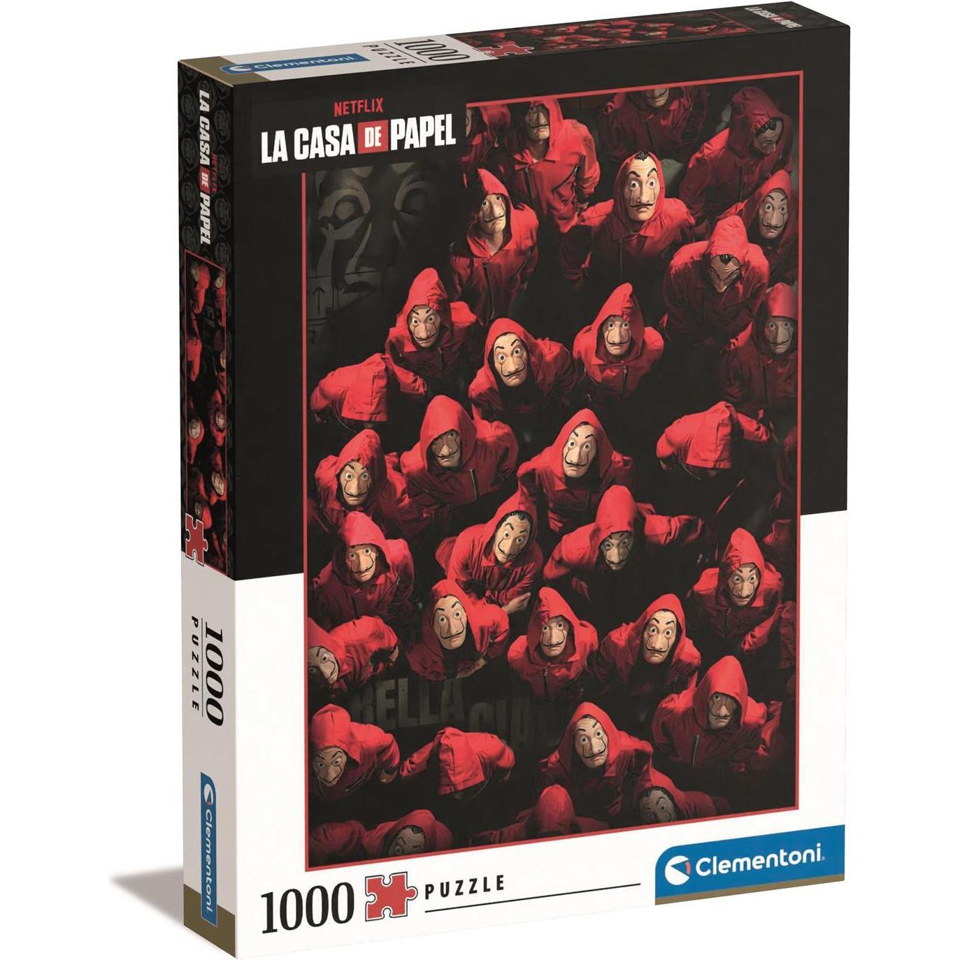 Clementoni Puzzle 1000 pcs - La Casa De Papel (39654) (1000 Teile)