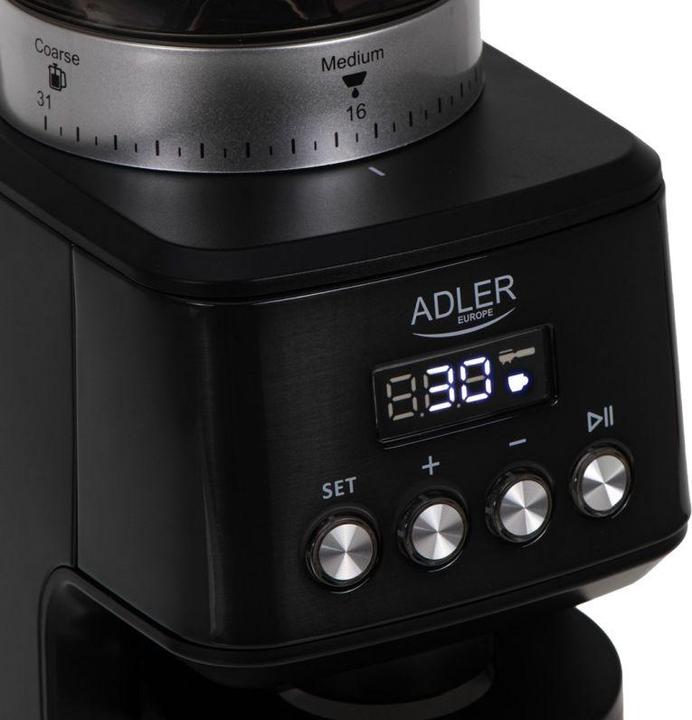 Produktbild Adler Burr Coffee Grinder | AD 4300 | 180 W | Coffee beans capacity 300 g | Black