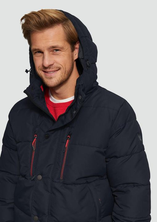 Produktbild S.Oliver Outdoor-Jacke Gesteppter Parka mit abnehmbarer Kapuze (M)
