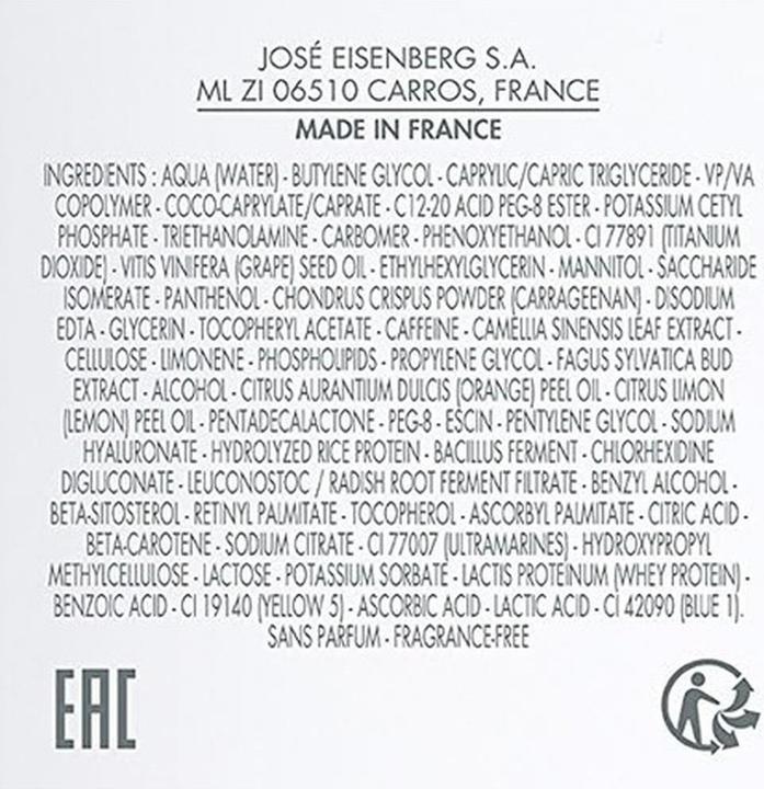 Actual product image Eisenberg Classique Masque Tenseur Remodelant (75 ml)