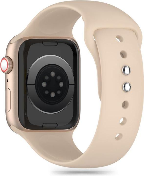 Produktbild Tech-Protect Silicone Strap for Apple Watch 4 / 5 / 6 / 7 / 8 / 9 / SE (38 / 40 / 41 mm) - Brown (Silikon, TPU)