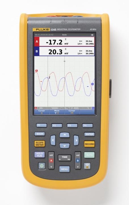 Image du produit Fluke Oscilloscope à main (scope meter) 124B/EU/S (CAT IV 600V, Oscilloscope)