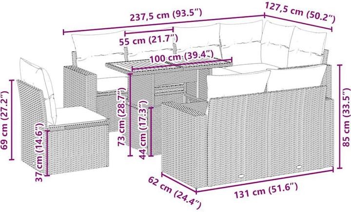 Produktbild vidaXL Jimena
