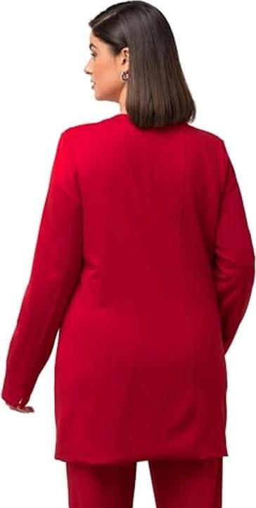 Immagine prodotto Ulla Popken Blazer lungo di jersey con cuciture decorative e scollo rotondo (42, 44)