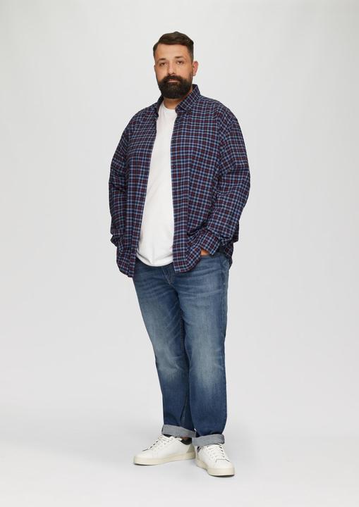Immagine prodotto s.Oliver Hemd Kariertes Hemd aus Baumwollstretch (5XL)