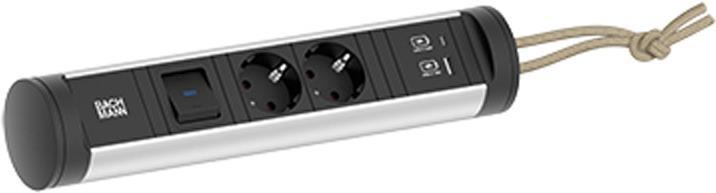 Produktbild Bachmann 707.001 CYCLE Loop 2xCEE7/3 1xSchalter (2x, CEE 7/3, 2.50 m)