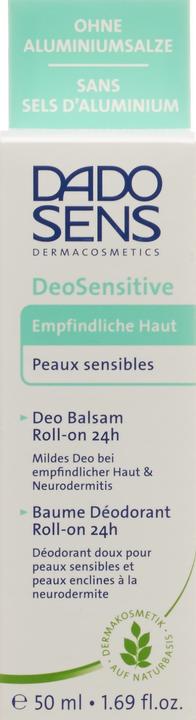 Produktbild Dado Sens SPEZIALPFLEGE Deosensitive Deobalsam Roll-on 24h - Ohne Aluminiumsalze (Roll-on, 50 ml)