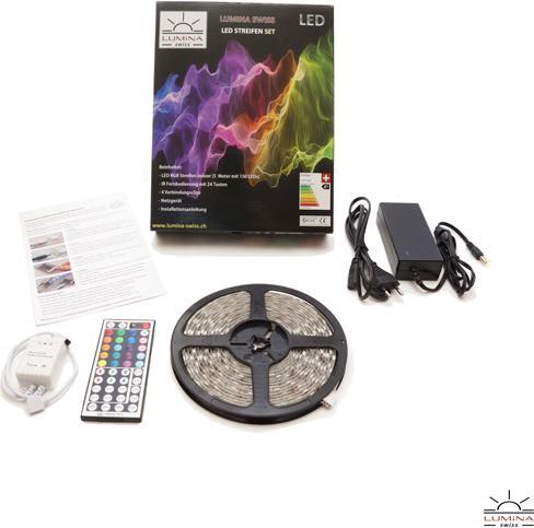 Lumina Swiss LED-Streifen-Set Multicolor 5m Premium Outdoor Complex (500 cm, Outdoor)