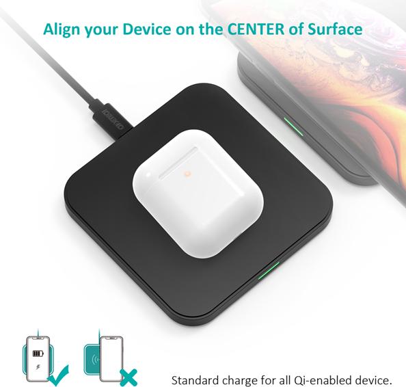 Actual product image Choetech Universal Charger T511-S-black