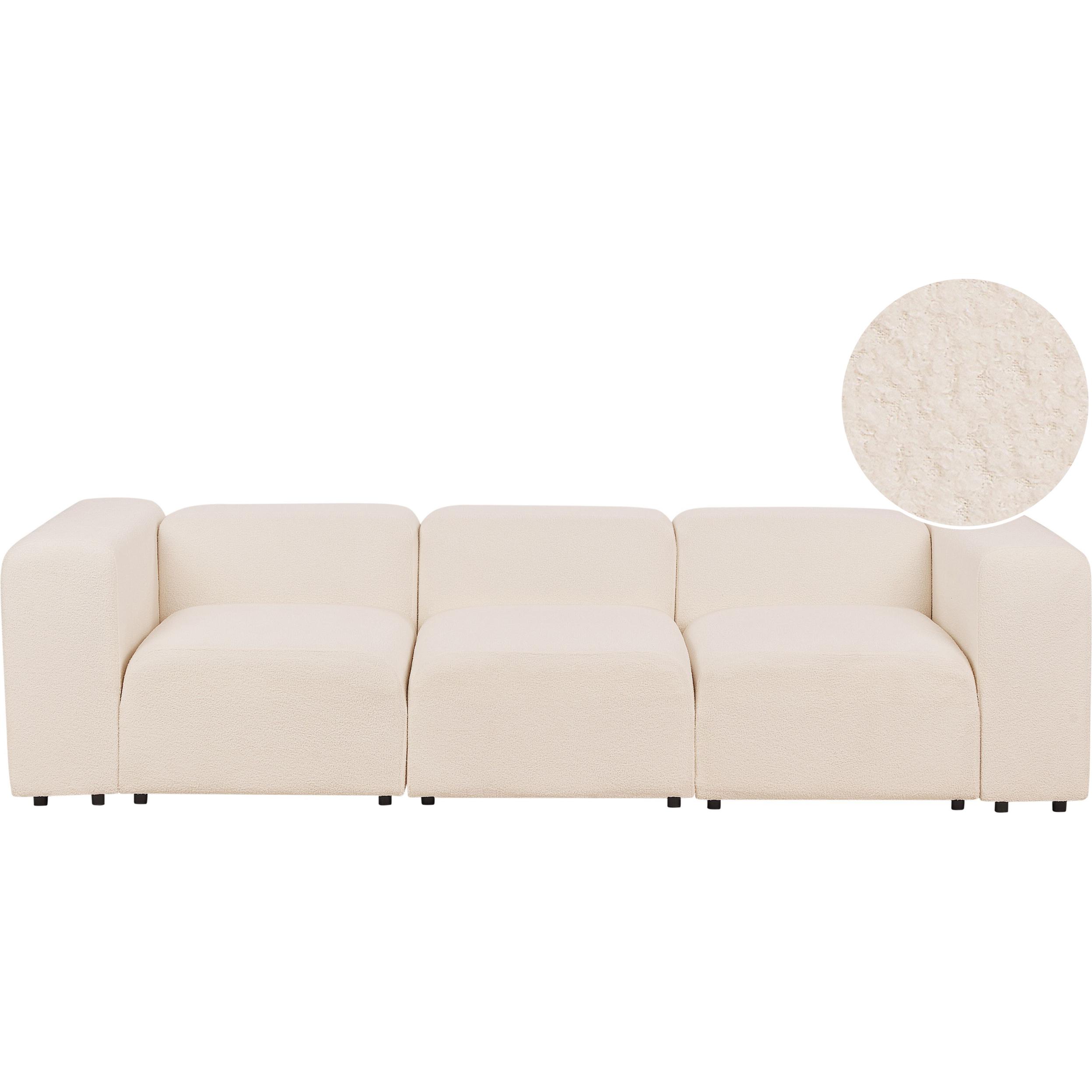Beliani, Sofa, Falsterbo (Modular Sofa, 3-Sitzer)