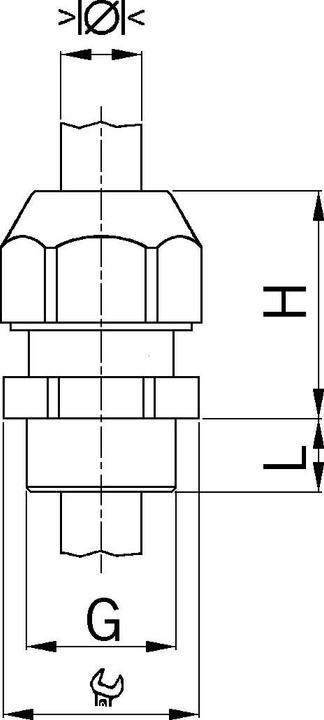 Actual product image Agro Cable gland M20
