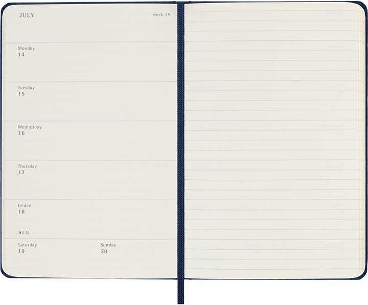Actual product image Moleskine Notebook (A6, Pocket, English)