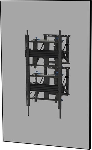Actual product image b-tech SYSTEM X - Soft-Open Full (Wall, 120", 80 kg)
