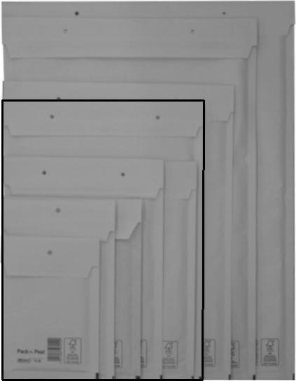 Mailmedia Luftpolster-Versandtaschen, Typ G17, weiss, 34 g Aussenmasse: 250 x 350 mm, Innenmasse: 225 x 340 mm (100 Stk.)