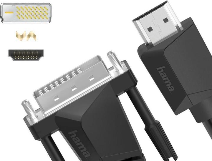 Produktbild Hama DVI — HDMI (Typ A) (3 m)