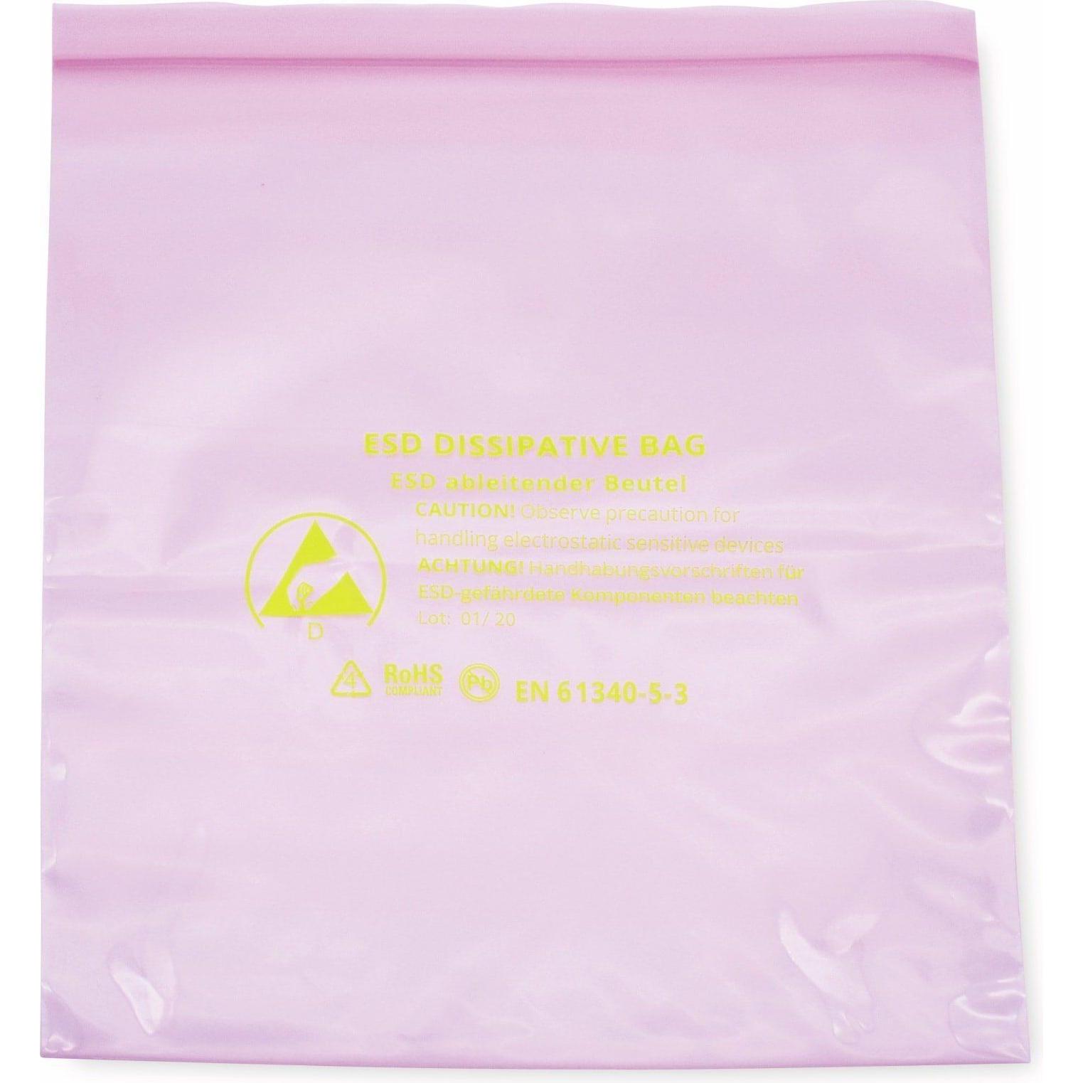 Thumbnail - Quadrios, Verpackungsmaterial, ESD-Beutel (L x B) 250 mm x 300 mm ableitfähig ESD-Kennbuchstabe D 10 St. (10 Stück)