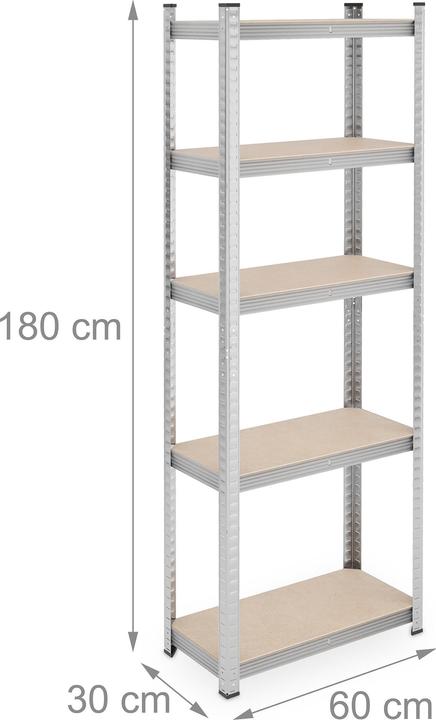 Produktbild Relaxdays 2x Schwerlastregal