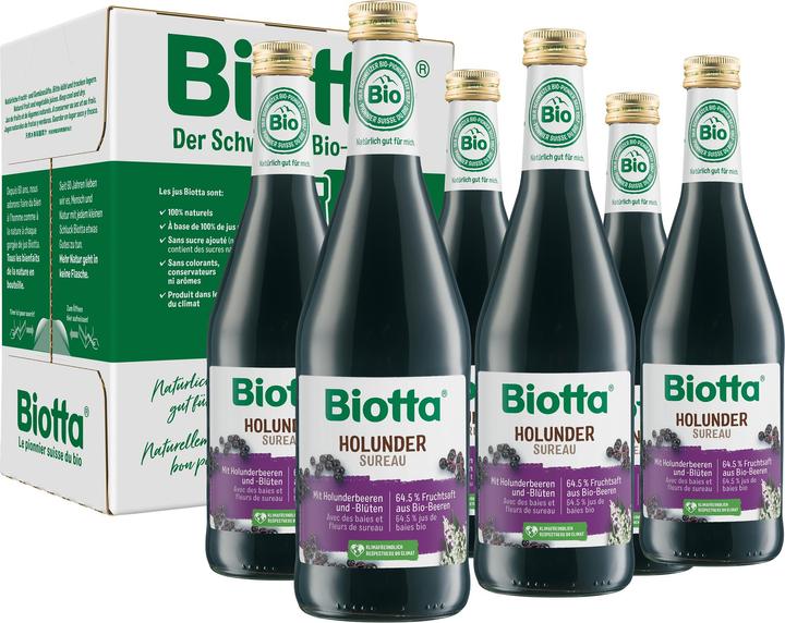 Biotta Bio Holunder (6 x 50 cl)