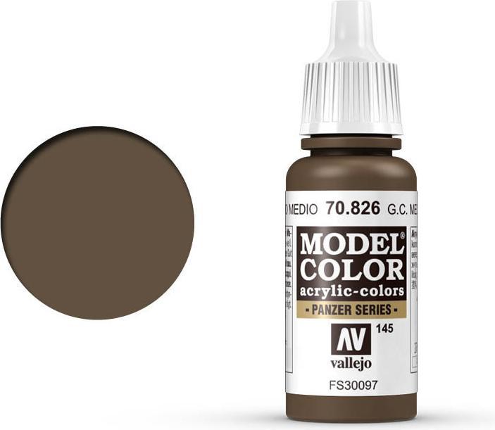 Produktbild Vallejo Model Color - German Camouflage Medium Brown (70.826) (German Camouflage Medium Brown, 17 ml)