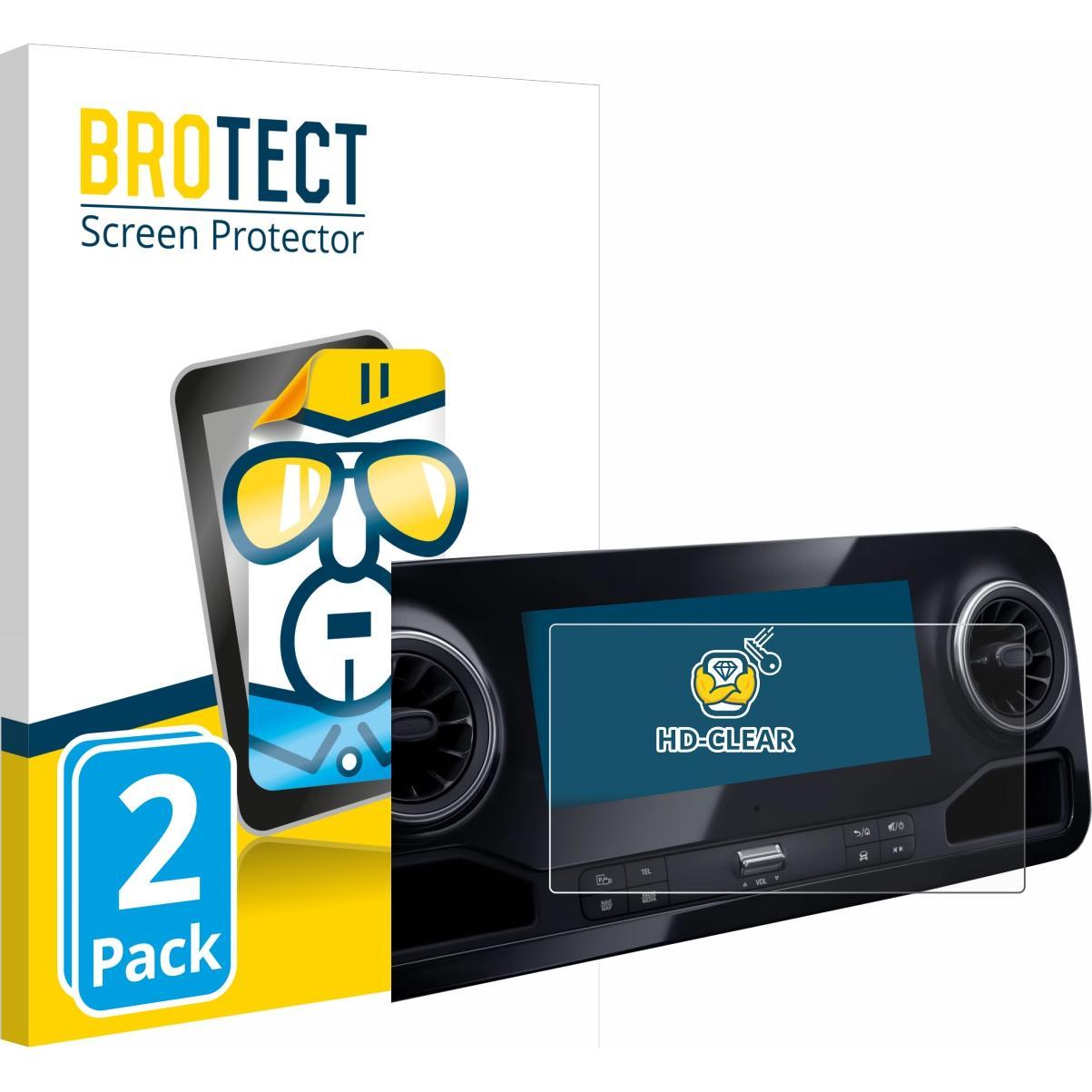 BROTECT, Fahrzeug Navigation Zubehör, Schutzfolie Displayschutz Klar