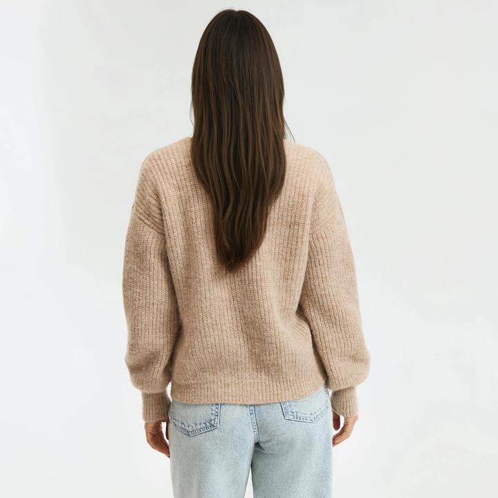 Produktbild La Redoute Collections Geknöpfte Strickjacke mit V-Ausschnitt (XL)