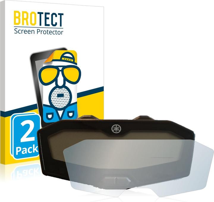Protections écran BROTECT Pour Garmin Edge MTB - 2 Films Ultra-clairs, Anti-rayures, Anti-empreintes, Facile à Poser