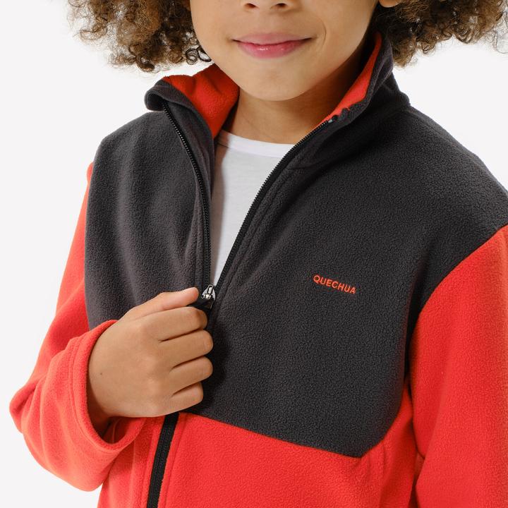 Actual product image Quechua Kids fleece jacket size 122-170 Hiking - MH500 Zip TW