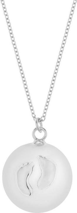 Immagine prodotto Proud MaMa Palla di bola / collana di gravidanza Salice, piedi (Argento)