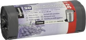 Image du produit Starpak 20 sacs poubelle, LDPE parfumés 30 l 60 cm x 50 cm gris - Lavender (20 x, 30 l)
