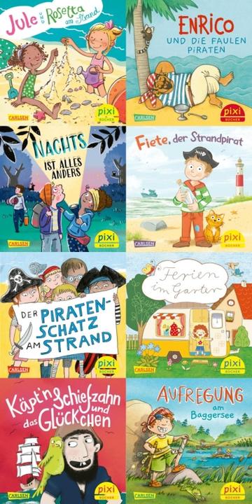 Produktbild diverse:Pixi-8er-Set 289: Ferien- und S (Deutsch, Diverse, 2023)