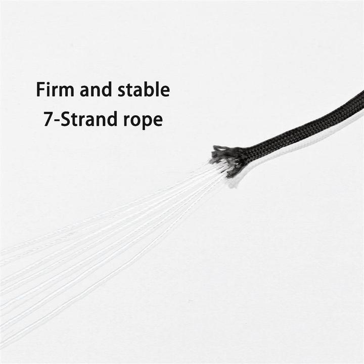 Produktbild Intirilife 31m Nylon Outdoor Seil in SCHWARZ (31 m)
