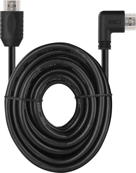 Produktbild Emos High Speed HDMI Kabel 2.0 A Stecker – A Stecker 90° 3m (3 m, HDMI, 2.0)