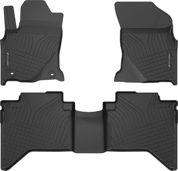 Walser Premium Gummimatten Roadmaster für Toyota Hilux VIII Pick-up (N1) 05/2015-Heute