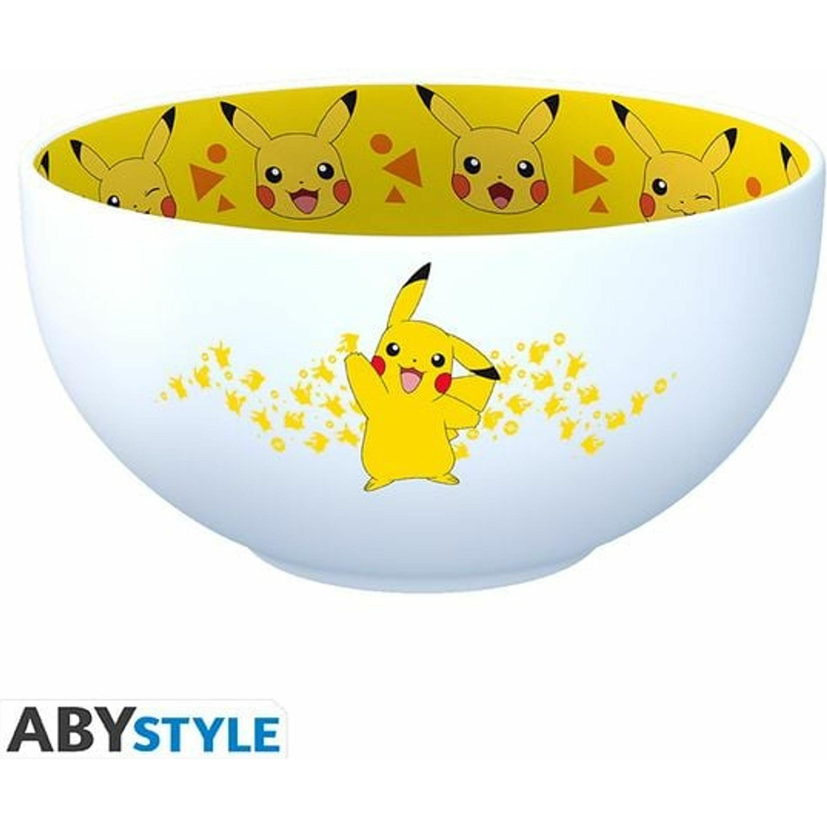 Abystyle Trasparente Pokemon - Pikachu, Ciotola + Scodella,
