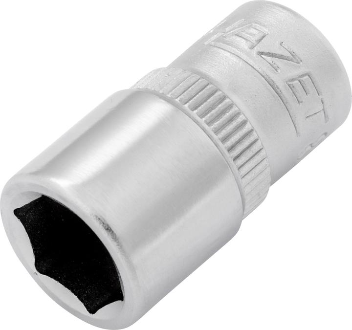 Actual product image HAZET Socket ∙ hexagon 850-9 ∙ Square, hollow 6.3 mm (1/4 inch) ∙ Outside hexagon traction profile … (9 mm)