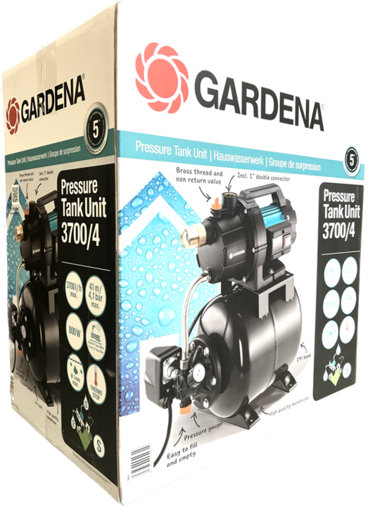 Produktbild Gardena Hauswasserwerk 3700/4 (Hauswasserpumpe)